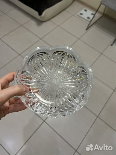 Ваза хрусталь