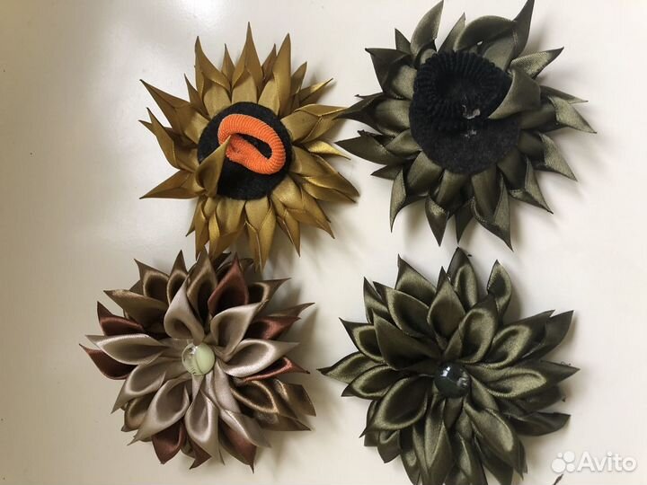 Заколка -резинка для девочек, ручная работа