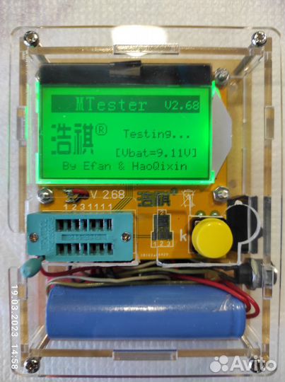 Транзистор-тестер LCR-Т4 в корпусе