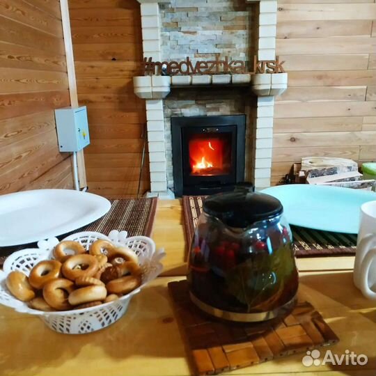 Русская баня на дровах