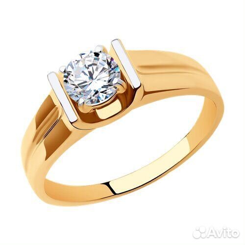 Кольцо sokolov из золота, 019166, р.17