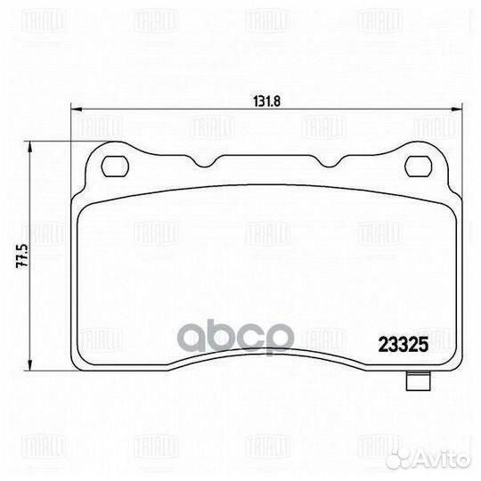 Колодки торм. для а/м Mitsubishi Lancer Evo (98