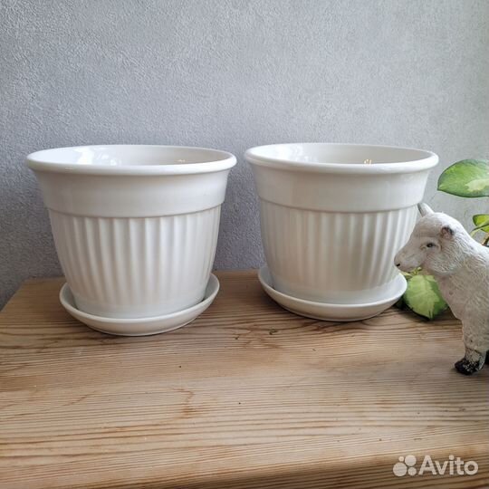 Керамические горшки, пластиковые для цаетов