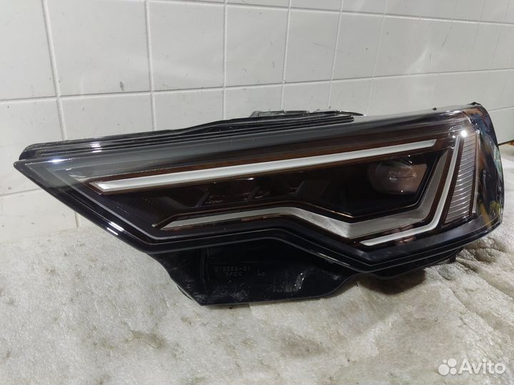 Фара led передняя левая Audi A6 C8 2018-2022