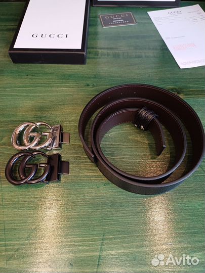 Ремень Gucci мужской черный