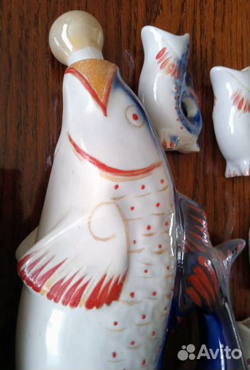 Штоф Рыба со стопками штоф Тамбов