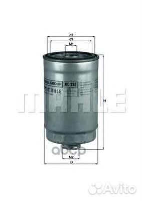Фильтр топливный KC226 Mahle/Knecht
