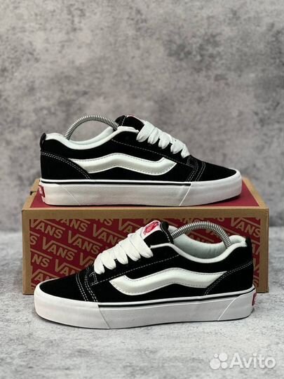 Кеды Vans Knu Skool Black White (36-45)