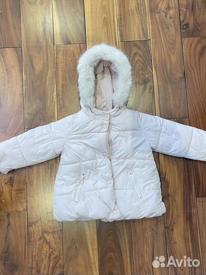 Пуховик для девочки 90