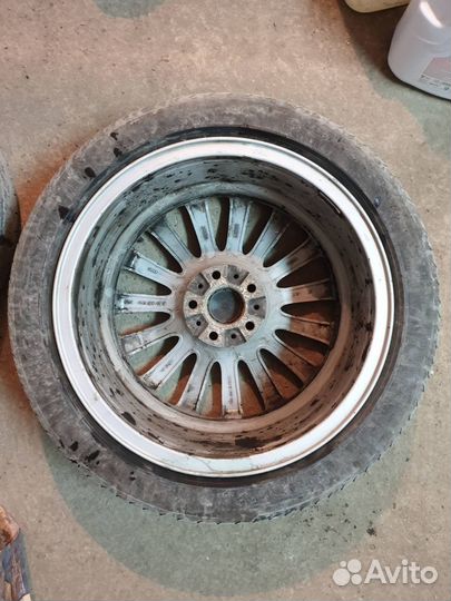 Диски на бмв оригинальные разноширокие с резиной