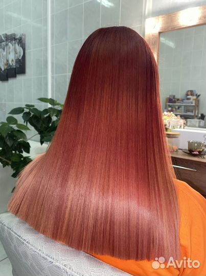 Кератиновое выпрямление/ботокс волос