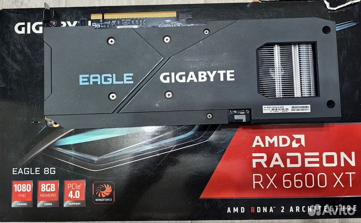 Видеокарта RX 6600 XT 8 GB (возможен обмен)