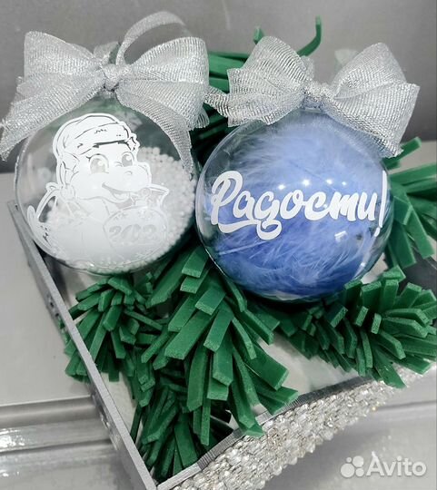 Новогодние игрушки. Шары на ёлку