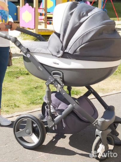 Коляска Adamex 3 в 1 Monte Carbon D3