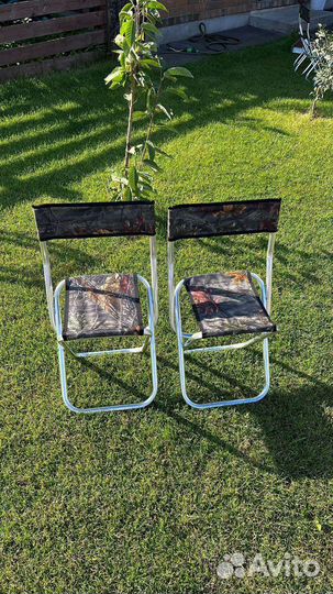 Стул складной со спинкой туристический