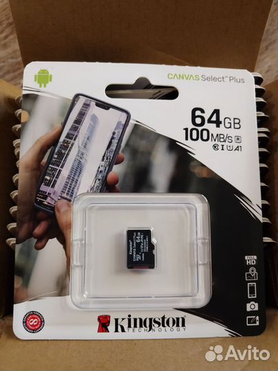 Карта памяти MicroSD 64gb