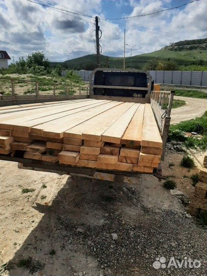 Доска обрезная 25х100х6000 мм Ель