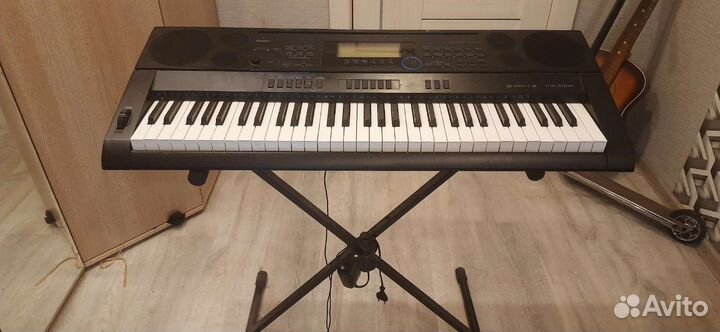 Синтезатор casio ctk 6000 вместе со стойкой
