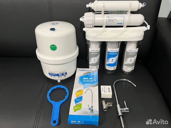 Система очистки воды аквабрайт с обратным осмосом
