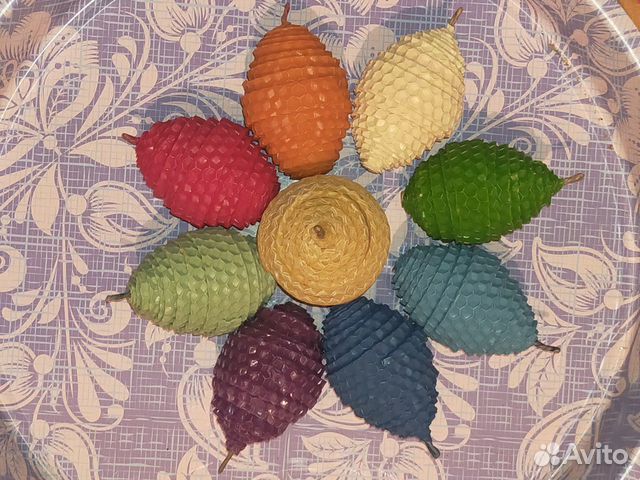 Набор свечей из вощины