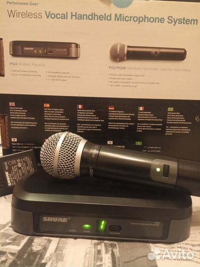 Радиомикрофон Shure PG24/PG58 800-812 MHz