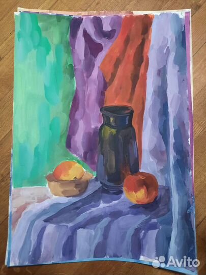 Натюрморт гуашь