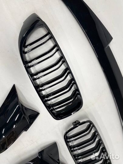 BMW F32 спойлер М4+ноздри+крышки Mlook