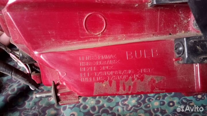 Hyundai solaris 2, задняя правая фара