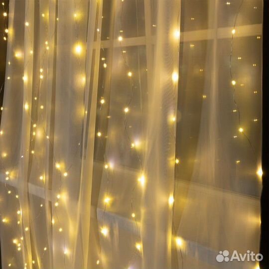 Гирлянда штора 1.5/1.5, 2/2, 3/2 3/3 и т д