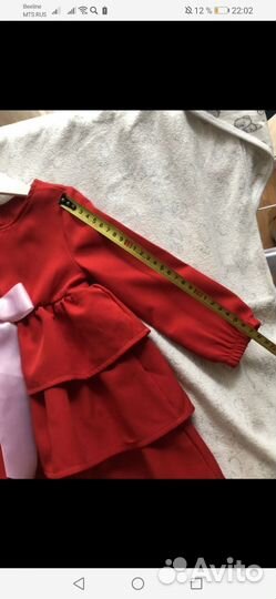 Платье праздничное 74 80