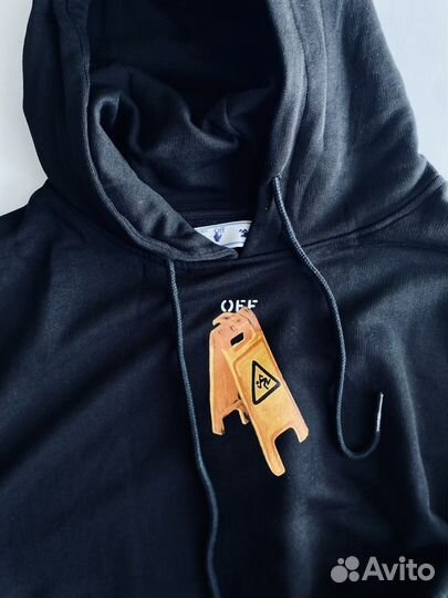 Худи Off-White (pascal sceleton, oversize)