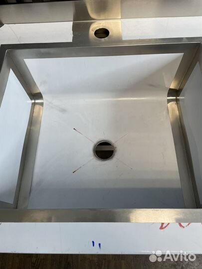Двойная мойка из нержавейки