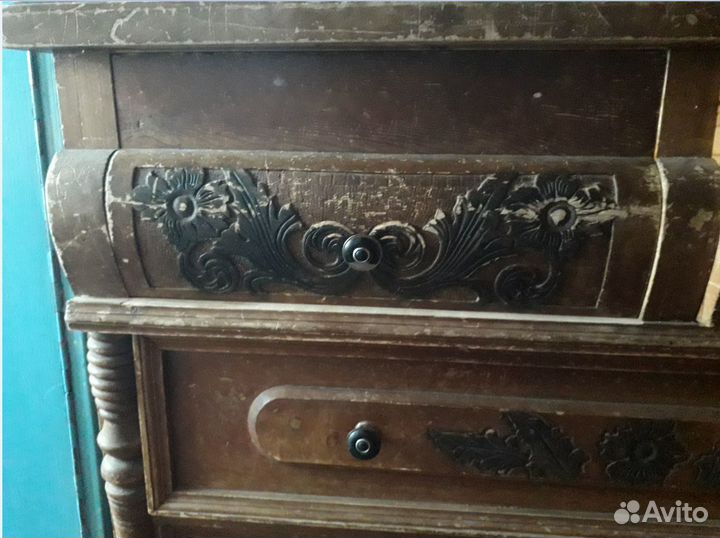 Комод старинный деревянный