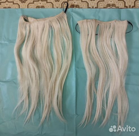 Шиньоны из натур волос и трессы на ленте