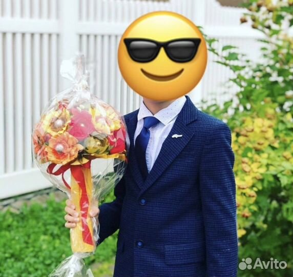 Пиджак школьный для мальчика, р. 140