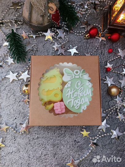 Новогодний набор из мыла. Символ 2024 года