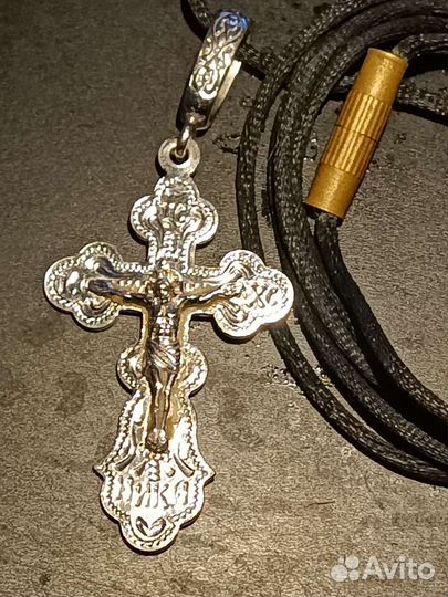 Крест серебро 925 авторский