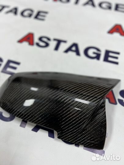 Накладки зеркал крышки BMW F30 стиль М карбон