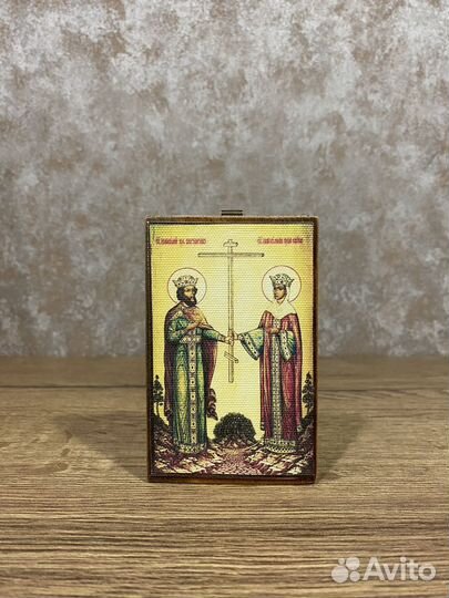 Икона Святые равноапостольные Константин и Елена