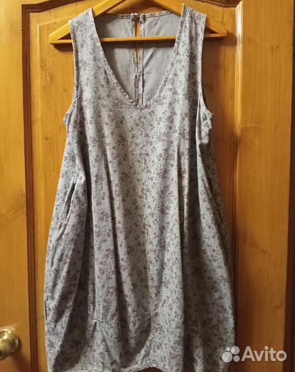 Платье джинсовые 48-50 размер