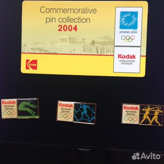 Олимпийские значки kodak