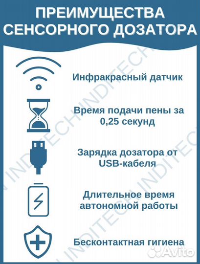 Сенсорный дозатор для жидкого мыла