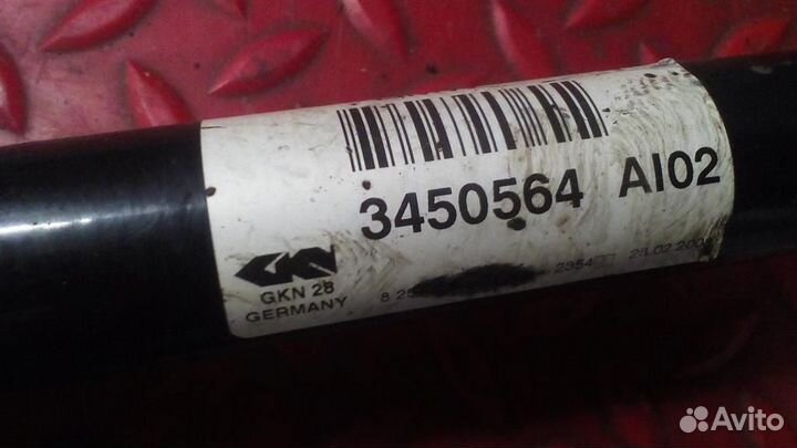 Полуось передняя правая привод в сборе BMW X3 E83