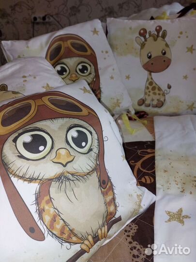 Бортики в кроватку