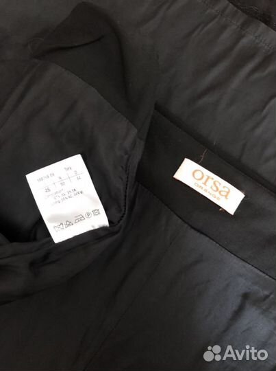 Юбка черная, Orsa, длина 57 см