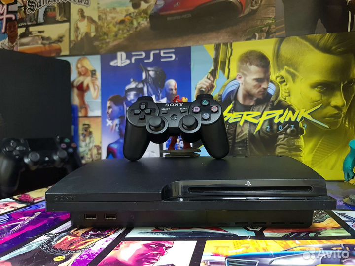 Sony PS3 Playstation Slim 30 Игр 320Гб
