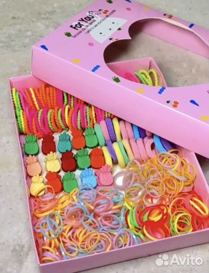 Детский подарочный набор резинок для волос