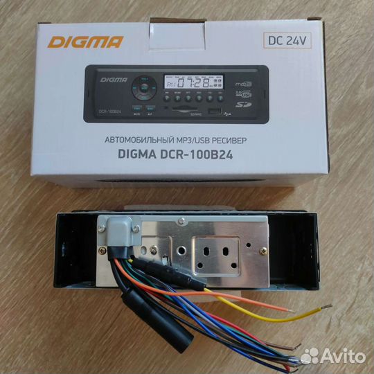 Автомагнитола 24v