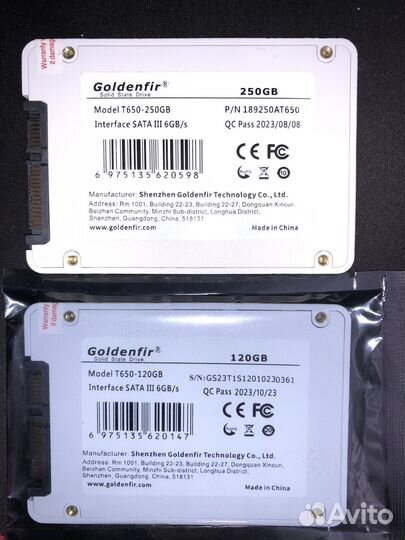 Жесткий диск ssd 250/120