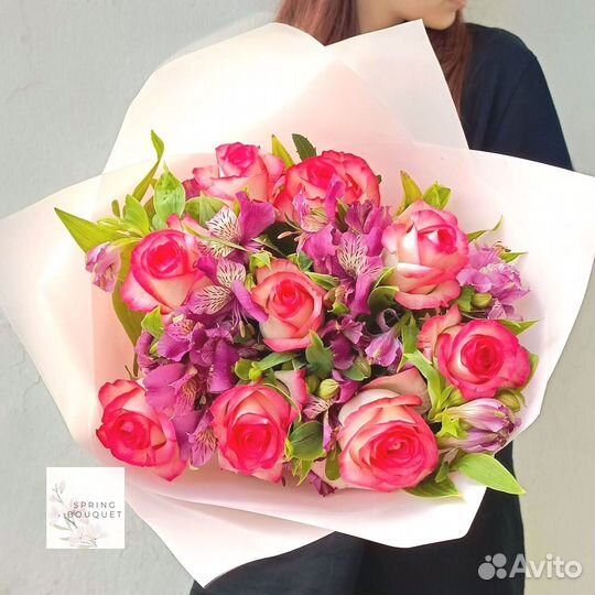 Букеты роз 31 штука